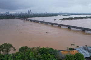 Tập trung ứng phó lũ lớn, đảm bảo an toàn đê điều trên các sông ở Bắc Bộ