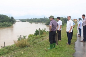 Vĩnh Phúc báo động số II trên sông Hồng tại địa phận các huyện Vĩnh Tường, Yên Lạc