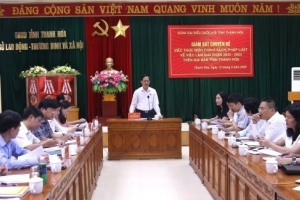 Giám sát việc thực hiện chính sách, pháp luật về việc làm tại Sở Lao động - Thương binh và Xã hội Thanh Hóa