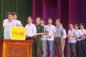 Quảng Bình hỗ trợ đồng bào miền Bắc hơn 8 tỷ đồng