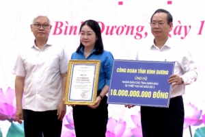 Bình Dương quyên góp hơn 44 tỷ đồng, ủng hộ đồng bào bị bão lũ