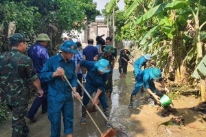 Chủ tịch UBND huyện Lập Thạch kiểm tra công tác khắc phục hậu quả sau bão số 3