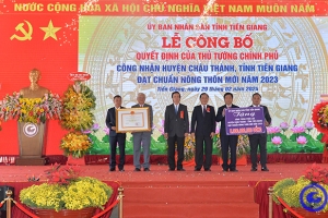 Tiền Giang: Châu Thành hướng đến huyện nông thôn mới nâng cao