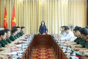 Phó Bí thư Thường trực Tỉnh ủy Quảng Ninh thăm, động viên lực lượng vũ trang khắc phục hậu quả bão