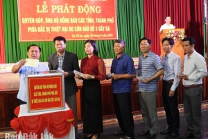 Đắk Lắk: Huyện Ea H’leo ủng hộ hơn 940 triệu đồng - đồng bào bị thiệt hại do bão số 3