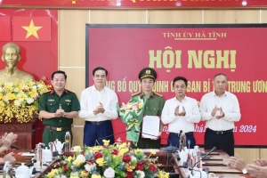 Giám đốc Công an tỉnh Hà Tĩnh tham gia Ban chấp hành, Ban Thường vụ Tỉnh ủy
