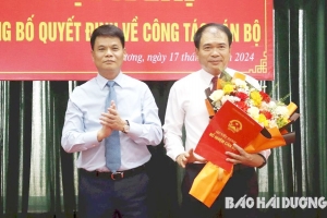 Hải Dương có tân Giám đốc sở Tài nguyên và Môi trường