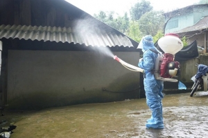 Triển khai biện pháp phòng chống dịch bệnh sau mưa lũ tại thị xã Sa Pa