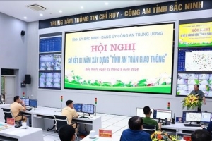 Thủ tướng dự Hội nghị sơ kết 1 năm xây dựng 'Tỉnh an toàn giao thông' tại Bắc Ninh