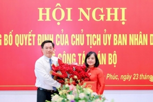 Vĩnh Phúc bổ nhiệm tân Giám đốc Sở Tài chính