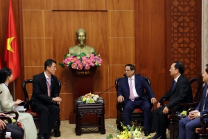 Thủ tướng Phạm Minh Chính tiếp các Tập đoàn, doanh nghiệp lớn đang đầu tư tại Bắc Ninh
