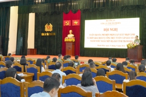 Công an Thanh Hóa tuyên truyền pháp luật về xuất, nhập cảnh