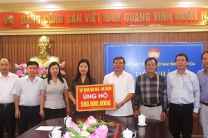 Ủy ban MTTQ tỉnh Thanh Hóa tiếp nhận ủng hộ đồng bào bị thiệt hại do bão số 3
