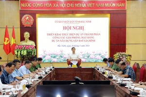 Bắc Ninh: Triển khai công tác giải phóng mặt băng sân bay Gia Bình