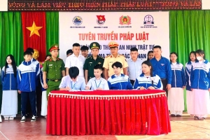 Quảng Trị: Tuyên truyền phòng, chống ma túy, an toàn giao thông và các tệ nạn xã hội cho các em học sinh