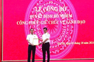 Ông Phan Tiến Hòa được bổ nhiệm giữ chức Phó cục trưởng Cục Thuế Hà Nội