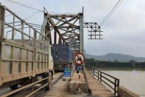 Giao thông thủy sẽ bị hạn chế qua khu vực cầu Cẩm Lý, tỉnh Bắc Giang từ ngày 6/10