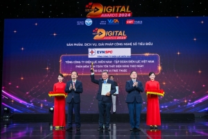 EVNSPC đạt Giải thưởng Chuyển đổi số Việt Nam năm 2024
