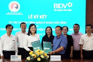 BIDV Bình Định hỗ trợ chương trình quản lý khám chữa bệnh và thanh toán viện phí không dùng tiền mặt