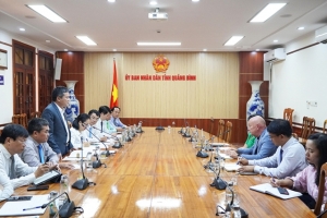 Quảng Bình tăng cường hợp tác với Tổ chức PUM Hà Lan