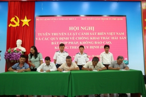 Bộ Tư lệnh Vùng Cảnh sát Biển 4 tuyên truyền, phổ biến pháp luật tại TP. Phú Quốc