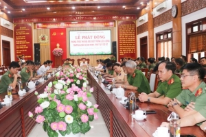 Nghệ An: Phát động phong trào thi đua đặc biệt tăng cường bảo vệ an ninh, trật tự ở cơ sở