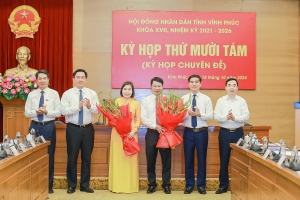 HĐND tỉnh Vĩnh Phúc bầu Phó Chủ tịch UBND tỉnh