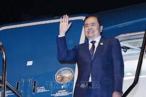Chủ tịch Quốc hội Trần Thanh Mẫn kết thúc tốt đẹp chuyến thăm chính thức Lào và tham dự Đại hội đồng AIPA-45