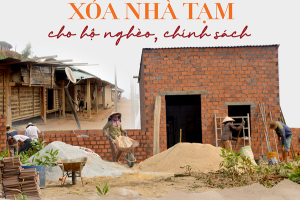 Đồng Tháp đẩy mạnh triển khai xóa nhà tạm, nhà dột nát