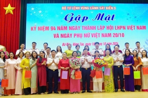 Phụ nữ Cảnh sát Biển tổ chức nhiều hoạt động ý nghĩa