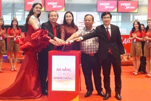 Vietjet khai trương đường bay thẳng Ahmedabad(Ấn Độ) - Đà Nẵng