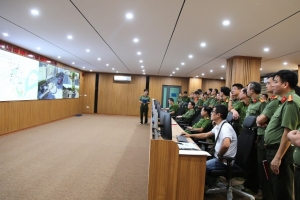 Công an tỉnh Nghệ An nghiệm thu kỹ thuật hệ thống giám sát an ninh trung tâm thông tin chỉ huy