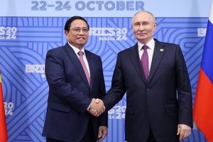 Hội đàm giữa Thủ tướng Phạm Minh Chính và Tổng thống Liên bang Nga Vladimir Putin
