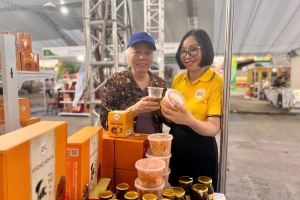 Độc đáo gian hàng trưng bày, giới thiệu sản phẩm của “ông vua” sản phẩm OCOP tại Thanh Hóa