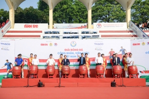 Lãnh đạo THACO tham dự Lễ khai mạc Vòng chung kết Giải bóng đá công nhân, viên chức Việt Nam năm 2024