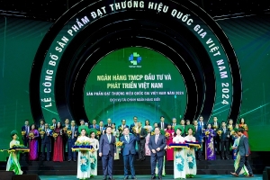 BIDV được vinh danh “Thương hiệu quốc gia”