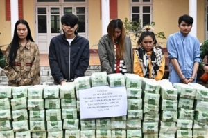 Bộ đội Biên phòng bắt giữ 5 đối tượng vận chuyển 70 kg ketamine