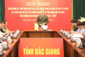 Bắc Giang: Xây dựng phong trào toàn dân bảo vệ an ninh Tổ quốc trên không gian mạng