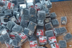 Thái Bình: Tịch thu 190 đơn vị sản phẩm là bóng đèn, đèn pin, tăng đơ không rõ nguồn gốc xuất xứ