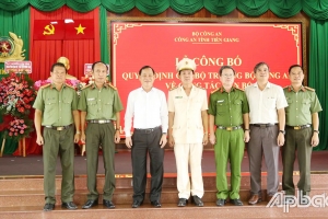 Bổ nhiệm Thượng tá, Trưởng phòng giữ chức Phó Giám đốc Công an tỉnh