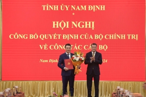 Ông Đặng Khánh Toàn làm Bí thư Tỉnh ủy Nam Định
