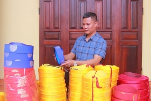 Ngôi làng duy nhất còn giữ nghề làm khăn xếp ở miền Bắc