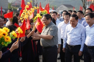 Thủ tướng Chính phủ Phạm Minh Chính dự Ngày hội Đại đoàn kết dân tộc tại Lạng Sơn