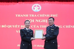 Trao quyết định bổ nhiệm Phó Tổng Thanh tra Chính phủ