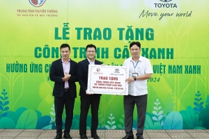 Toyota Việt Nam tiếp tục triển khai Chương trình “Một tỷ cây xanh - Vì Việt Nam xanh” năm 2024 tại tỉnh Vĩnh Phúc và Quảng Nam