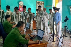 Công an tỉnh Thanh Hóa cấp căn cước cho hơn 10.000 phạm nhân đang chấp hành án