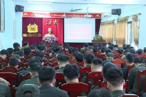 Khai giảng lớp huấn luyện thứ 5 năm 2024 Trung đoàn Cảnh sát cơ động dự bị chiến đấu