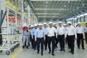 Bí thư Tỉnh ủy Quảng Ninh kiểm tra dự án Nhà máy ô tô Thành Công Việt Hưng