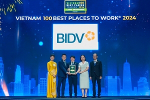 BIDV khẳng định vị thế doanh nghiệp có môi trường làm việc tốt nhất Việt Nam
