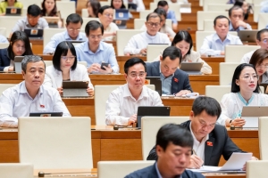 Hôm nay, Quốc hội nghe tờ trình, thảo luận 3 dự án Luật, biểu quyết thông qua 1 Luật và 1 Nghị quyết